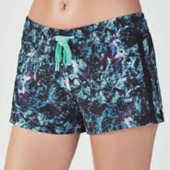 Fabletics Pamela Shorts Blue Black Running Tide XS - Picture 1 of 8